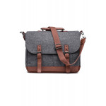 Wholesale Wool Messenger Bag with Padded Laptop Holder